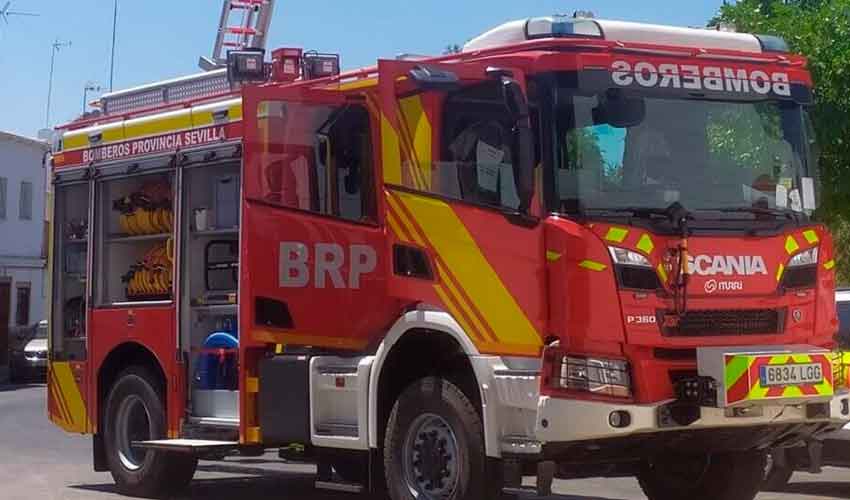 Nuevo camión para el parque de Bomberos de Utrera