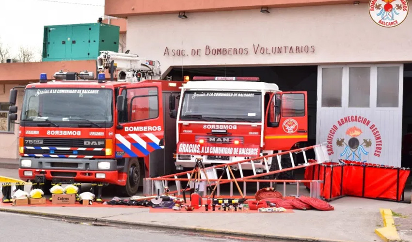 Bomberos Voluntarios adquirieron equipamiento