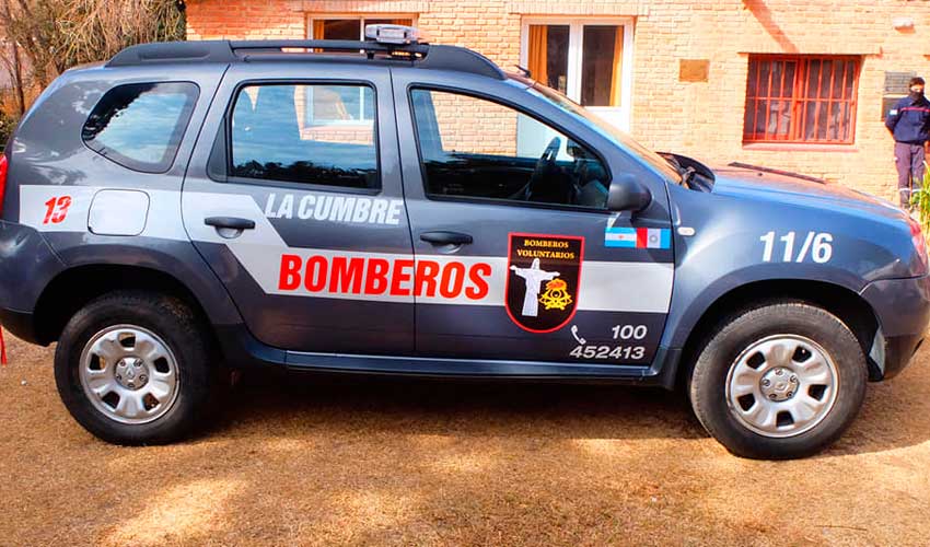 Nueva unidad de los Bomberos Voluntarios La Cumbre