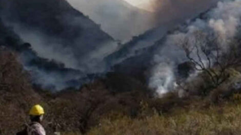 Un bombero debió ser internado por un cuadro de deshidratación