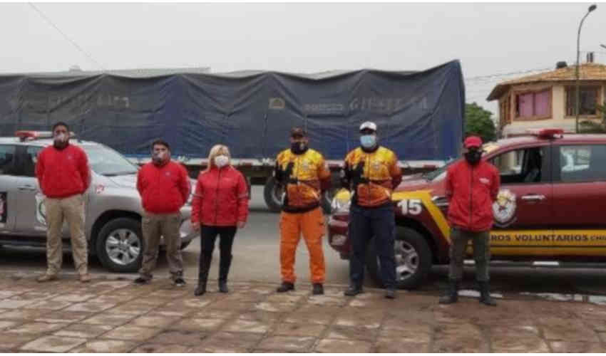 La Rioja envió bomberos para combatir el fuego en San Luis