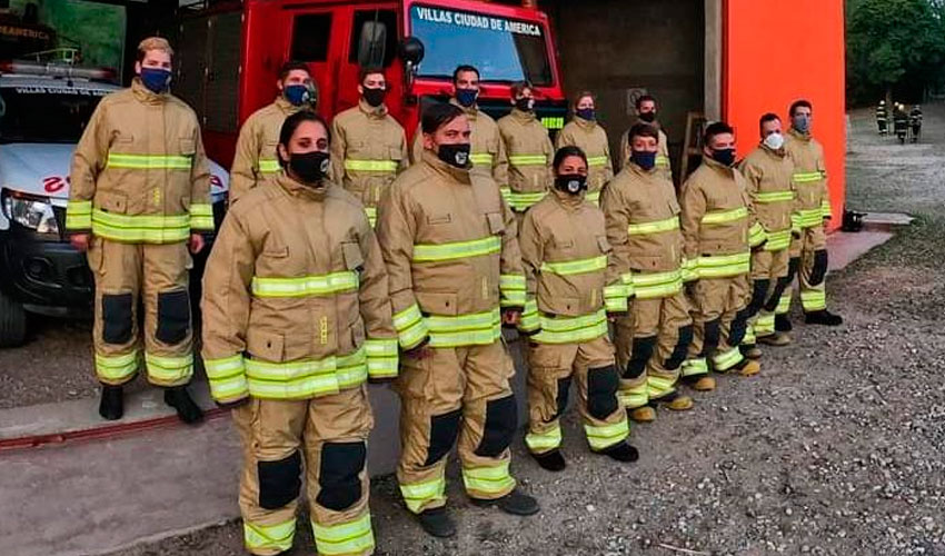 Bomberos de Villas Ciudad de América recibieron nuevos equipos