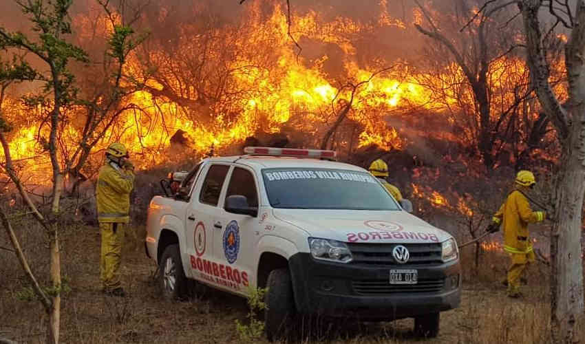 Los bomberos de La Pampa no pueden viajar a córdoba a colaborar