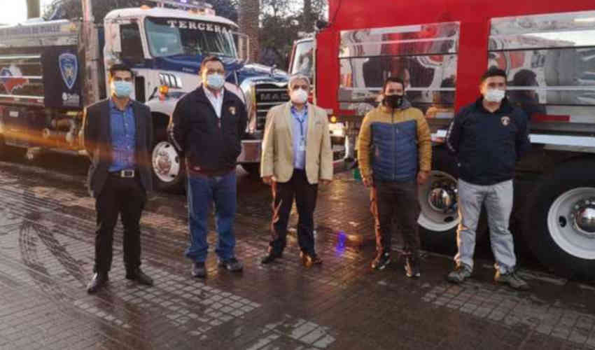 Bomberos de Ovalle cuenta con nuevo camión aljibe