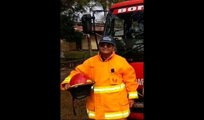 Bomberos de luto por el fallecimiento de bombero en acto de servicio