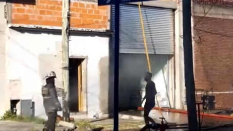 Explosión e incendio en una aceitera