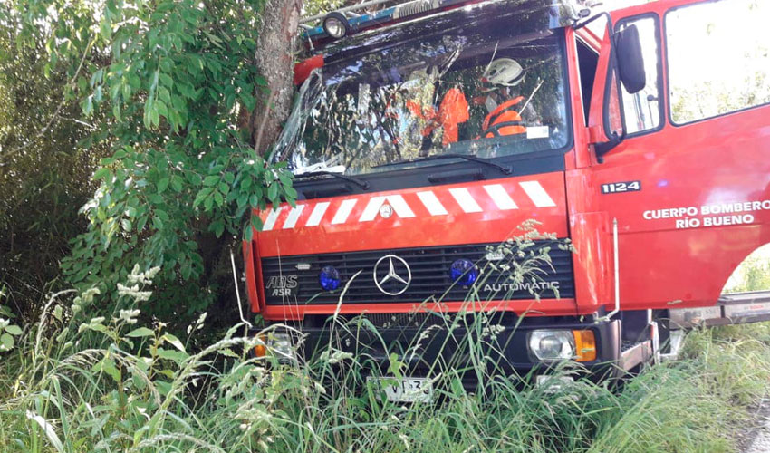 Despisto carro bomba de la 4ª compañía de Bomberos de Rio Bueno