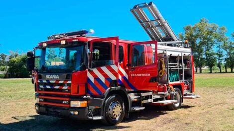 Bomberos de Salto Grande recibieron una nueva autobomba