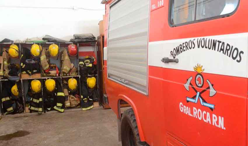 Los Bomberos Voluntarios de Roca celebraron 71 años