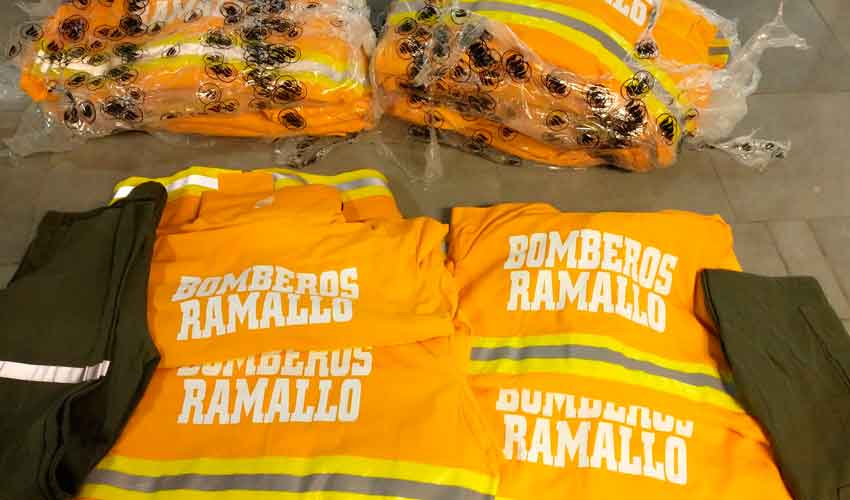 Más equipamiento para Bomberos Voluntarios de Ramallo