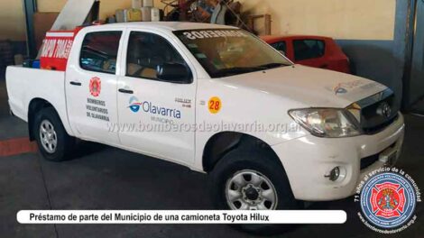 Bomberos Voluntarios de Olavarría sumó una camioneta y equipamiento