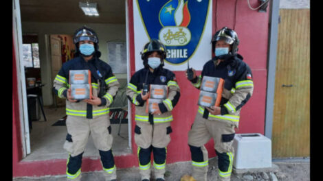 Brigada de Bomberos de Pedregal recibe donativo