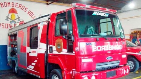 Bomberos de Rawson se declararon en estado de alerta