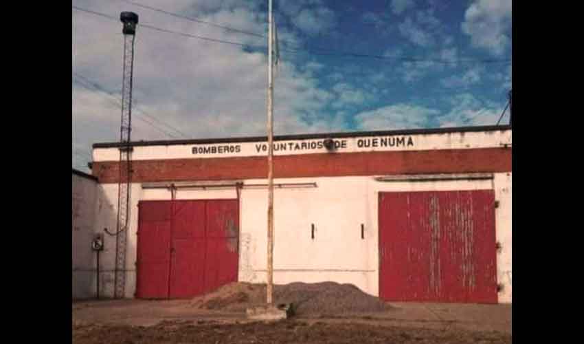 Bomberos Voluntarios de Quenumá en estado no operativo