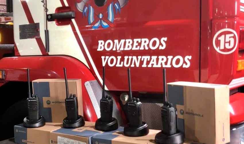 Bomberos Voluntarios de San Francisco Solano con nuevos equipos