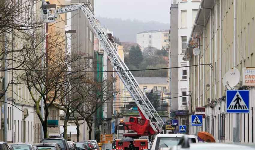 El PP pide una nueva escalera para los bomberos de Ferrol