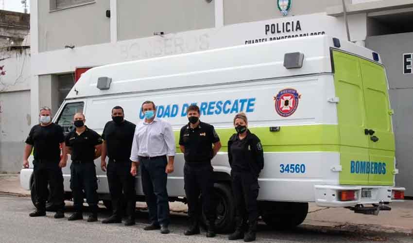 Bomberos de Dolores presentaron su nueva unidad de rescate