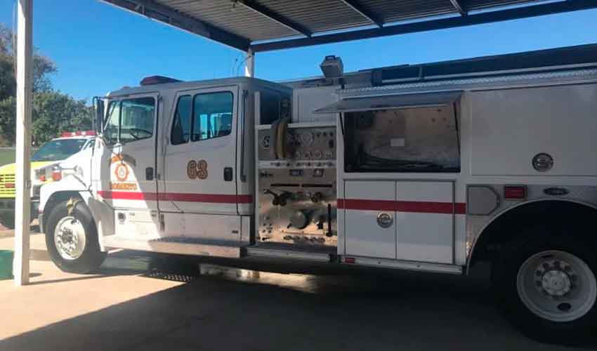 Los Bomberos de Rosarito reciben donación de moderna máquina