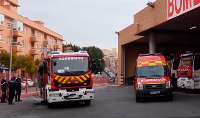 Nuevos Vehículos Parque de Bomberos Almería