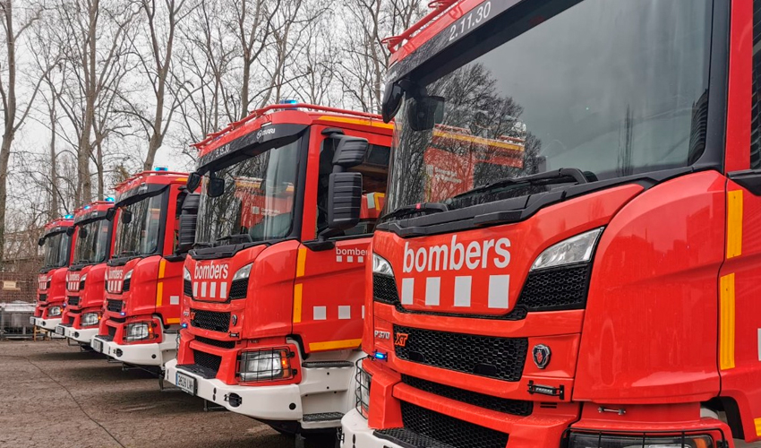 Los Bomberos de Cataluña renuevan su flota