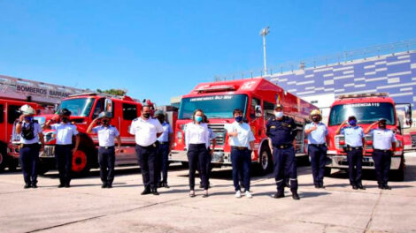 Bomberos de Barranquilla reciben equipos de protección personal