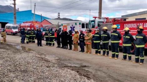 Bomberos Voluntarios recordaron a Diego Sánchez