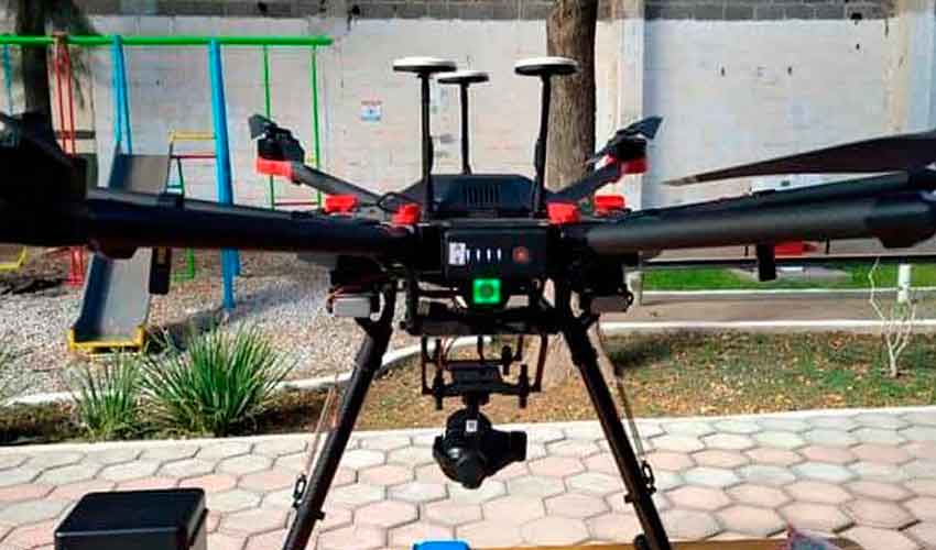 Capacitan a Bomberos de Matehuala en manejo de los drones