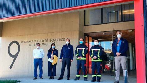 Nuevo cuartel de la Novena Compañía de Bomberos de Los Ángeles