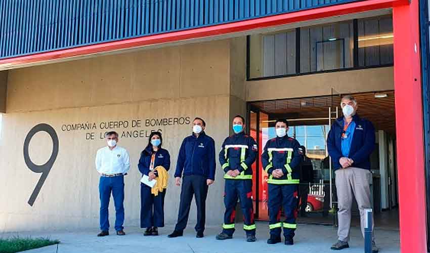 Nuevo cuartel de la Novena Compañía de Bomberos de Los Ángeles