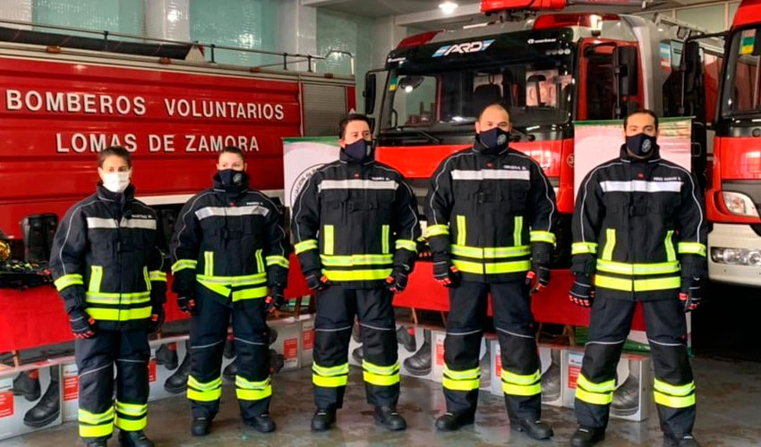 Bomberos de Lomas de Zamora incorporaron nuevos Equipos de Protección