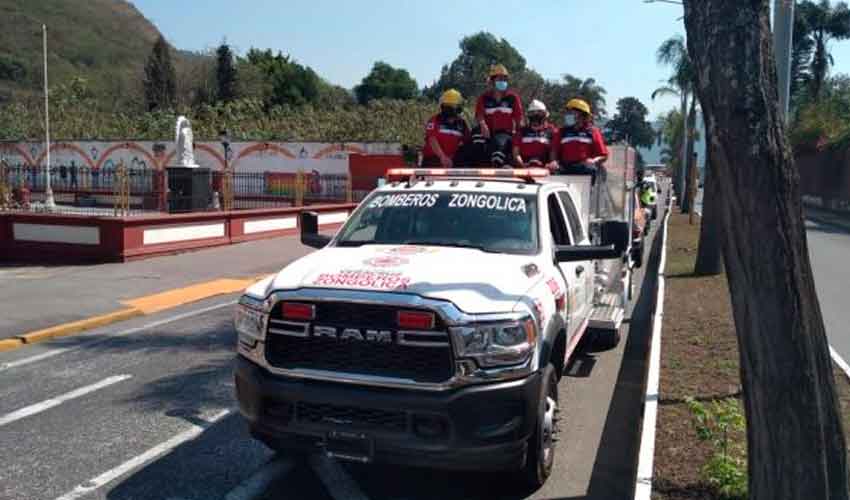 Bomberos Voluntarios de la Sierra de Zongolica no reciben apoyo