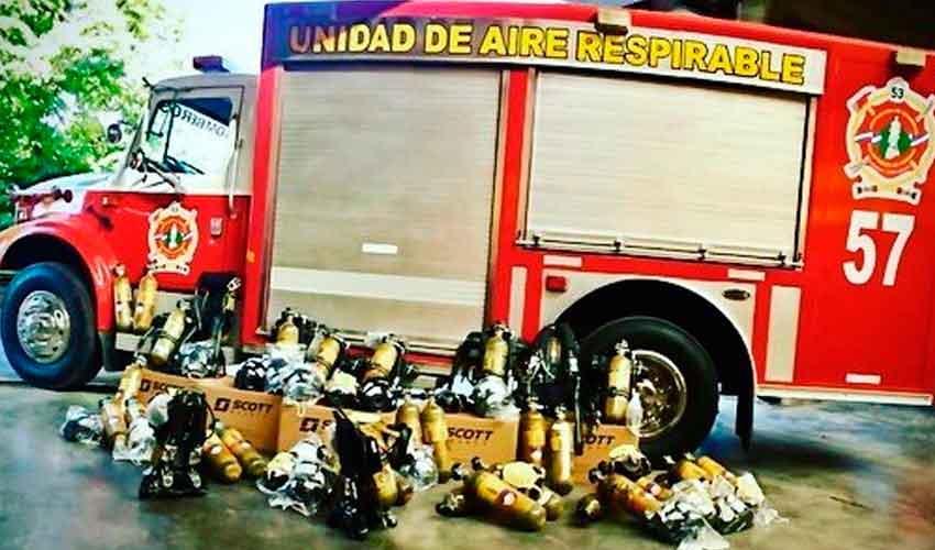 Bomberos de Moreno incorporo un importante lote de equipamiento