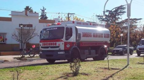 Bomberos Voluntarios de Salazar con nuevo cisterna