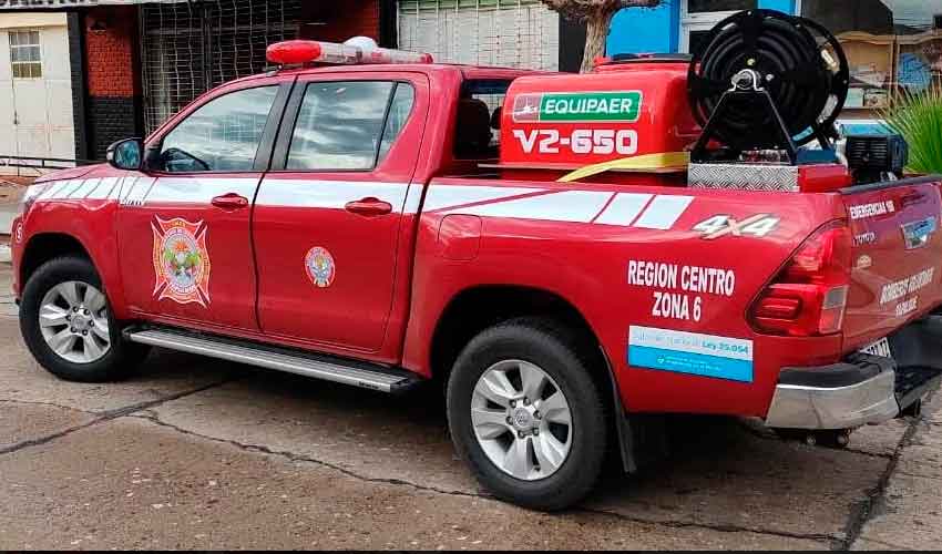 Bomberos de Tapalqué cuenta con un nuevo equipo de ataque rápido