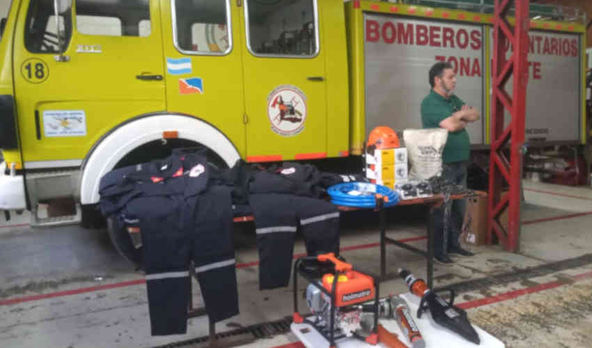 Nuevo equipamiento para Bomberos de Zona Norte