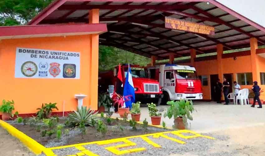 Inauguran estación de bomberos en El Jícaro