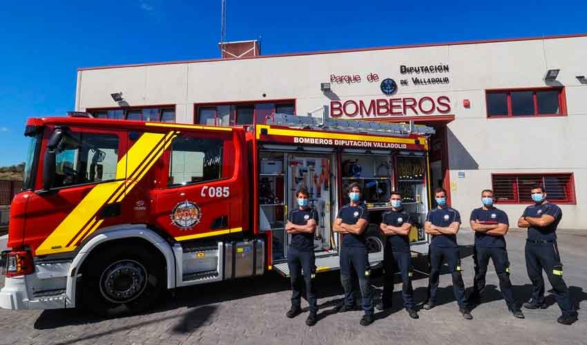 Incorporan un nuevo vehículo de bomberos