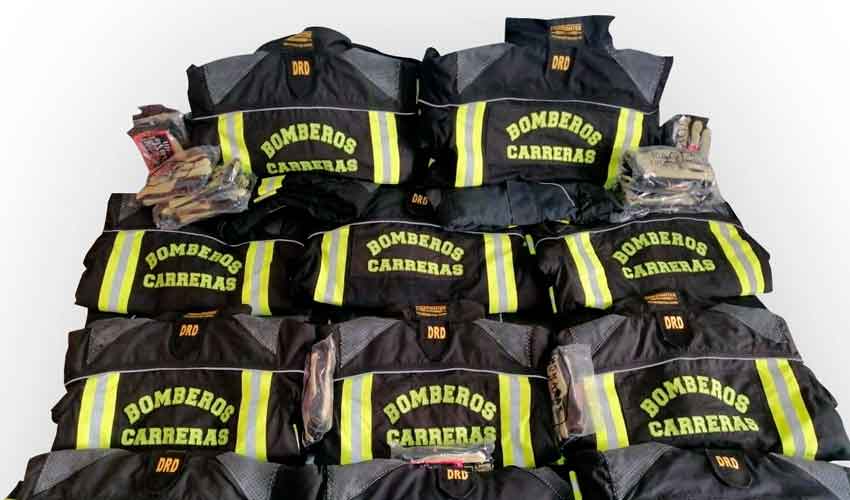 Bomberos de Santa Fe recibieron equipamiento estructural