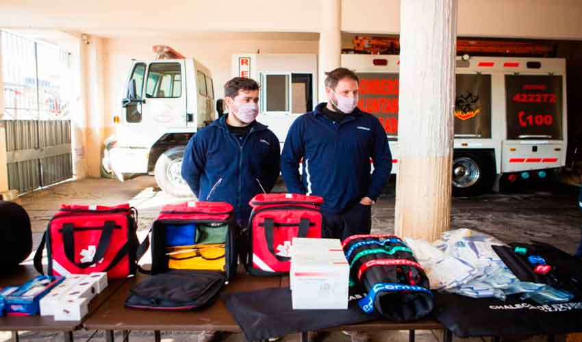 Donan equipamiento a Bomberos Voluntarios de Bragado