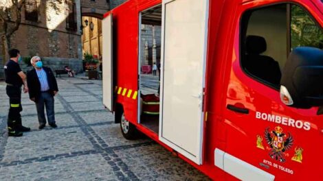Bomberos de Toledo ya tienen su primer furgón eléctrico