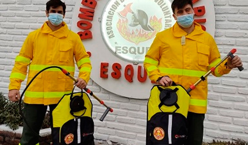 Bomberos Voluntarios de Esquel recibió equipamiento