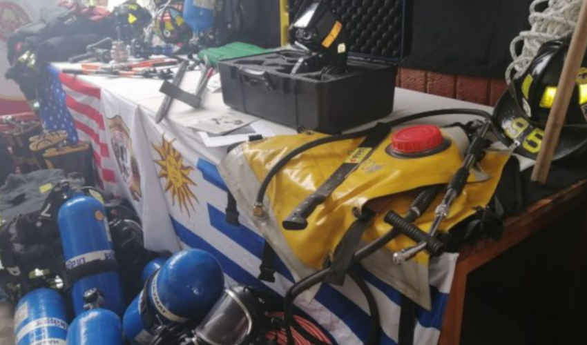 Bomberos de Uruguay recibió importante donación