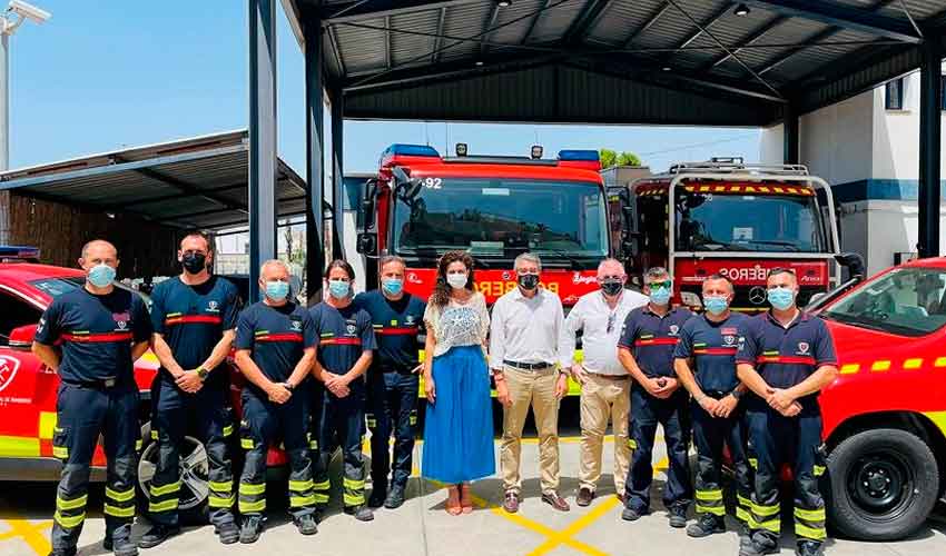 Incorporan al parque de bomberos un camión ligero con 1.800 litros de capacidad