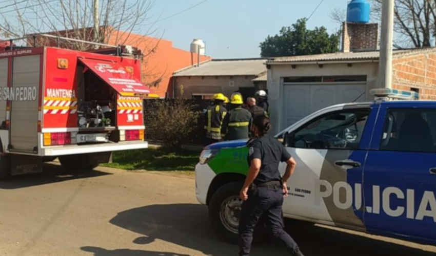 Un hombre no dejó ingresar a los bomberos tras siniestro en su vivienda