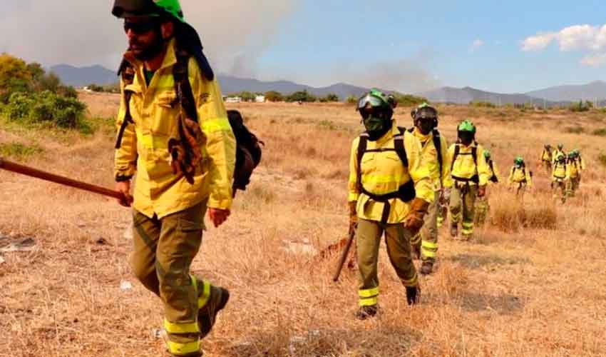 Dado de alta el segundo bombero herido en el incendio de Sierra Bermeja