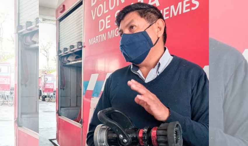 Les robaron materiales a los Bomberos en un incendio