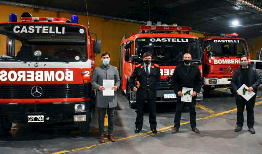 Un nuevo cuartel de Bomberos para Castelli