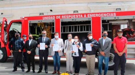 Huamantla tendrá camión de bomberos para atender siniestros