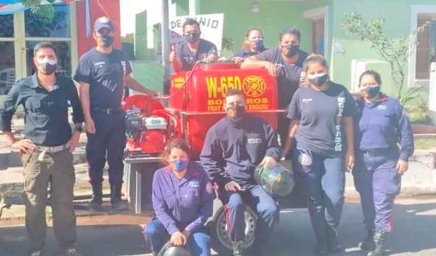 Crece el malestar de bomberos de Fray Mamerto Esquiú