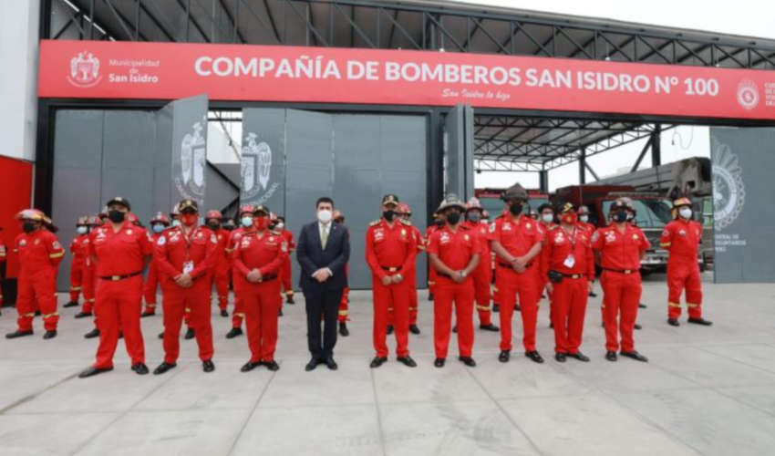 Bomberos del Perú cuentan con nueva estación en San Isidro